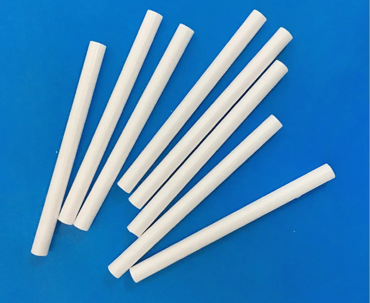 Factory price 95% Alumina ceramic solid rod  pink  8.6mm*24.5mm/49.5mm/66.5mm