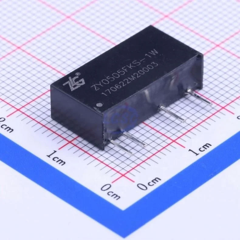 Isolated Module 1 4.5V 5.5V 1W 70% 3kVDC SIP Management ICs Power Modules ZY0505FKS-1W