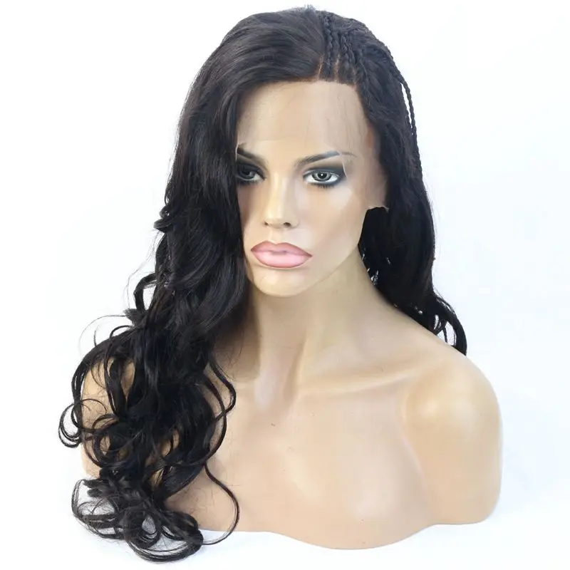
Предварительно выщипанная Иллюзия Hairline, безклеевой парик, натуральные человеческие волнистые волосы, кружевной передний парик 