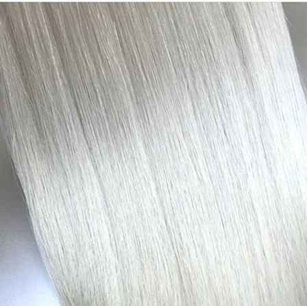 
wholesale super double drawn virgin hair Russian hair European human hair extensions double drawn can be dyed to any color 