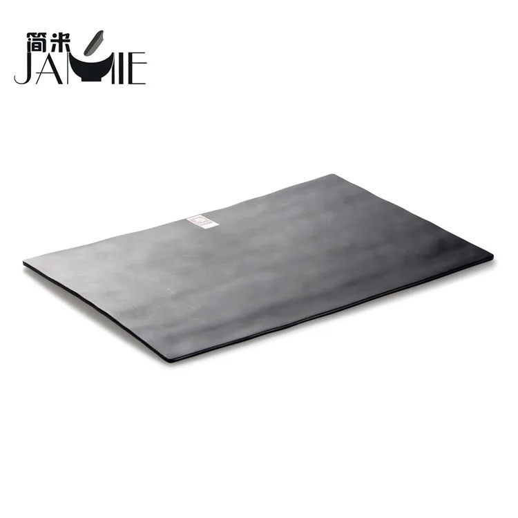 Supplier of gold 100% melamine heat resistant to rectangle slate top