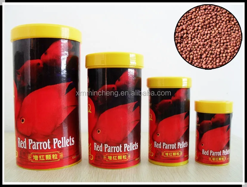 Bottled Red Parrot Pellets