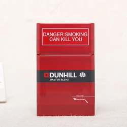 Wholesale customized printed logo fashion Wholesale rectangle shape cigarette tin box cigarette box case cover