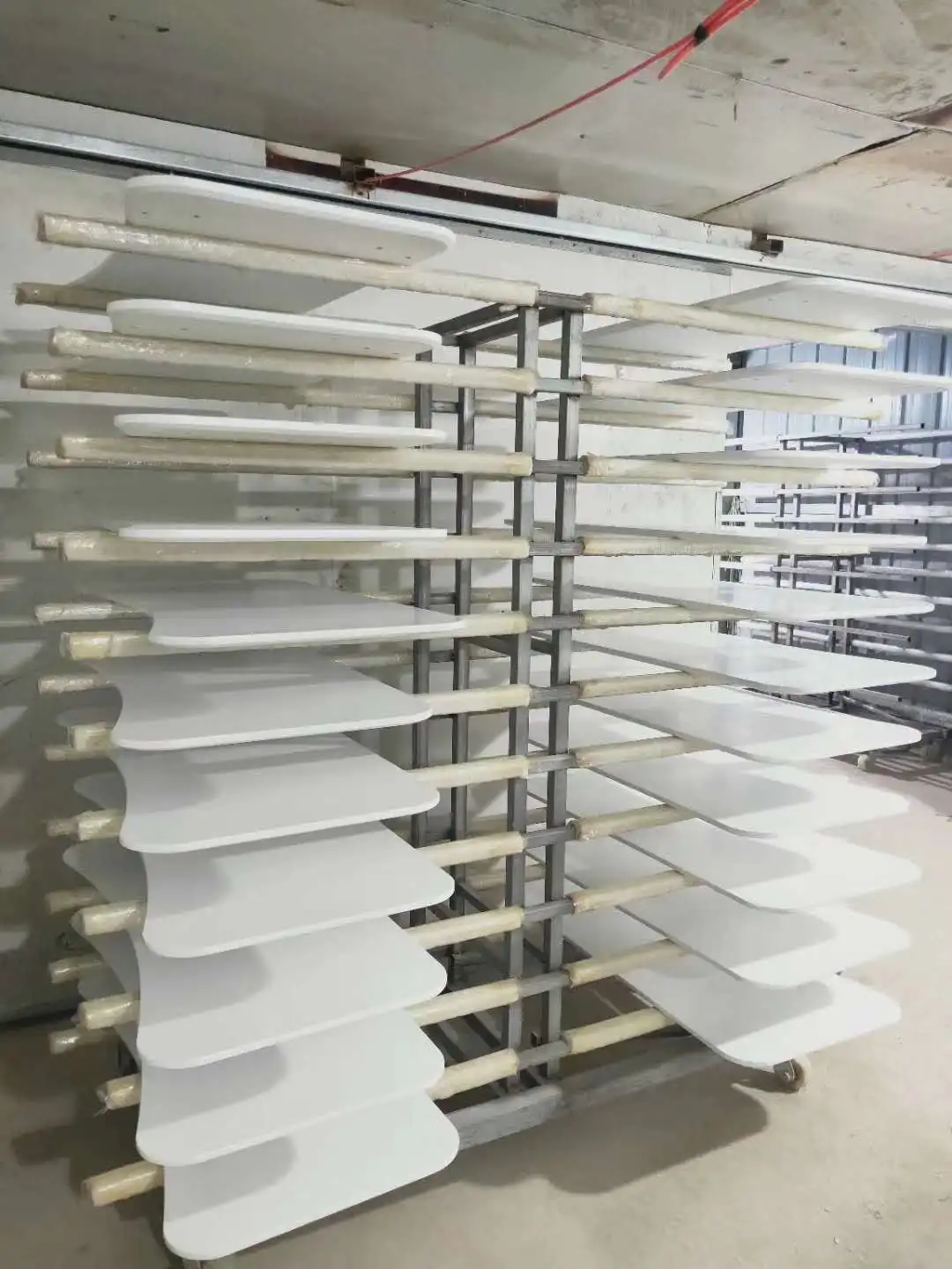 China Wholesale fashion Home furniture White MDF Wooden TOP Restaurant Table with beech legs