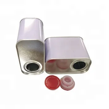 
1L Square Rectangular Metal Tin Container cans for engine oil 