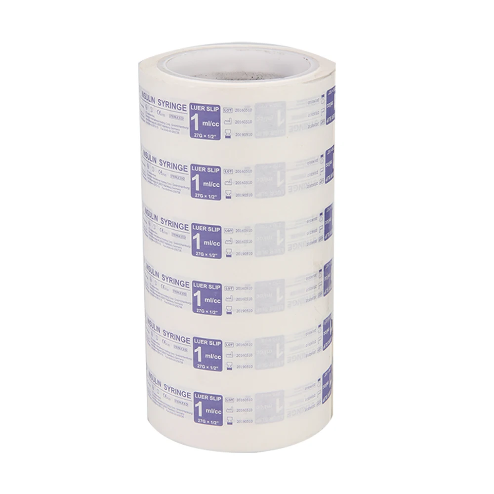 Медицинская Бумага с клейким покрытием, рулон бумаги с полиэтиленовым покрытием