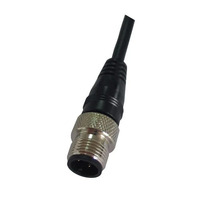 M12 5 Pin  Male Female Injected Cable Sensor Connector 90 Degree Angled/Straight IP67 Waterproof (IBEST)