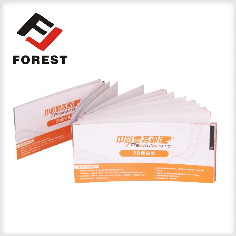 High quality thermal printing paper admission tickets,anti-counterfeit thermal event ticket