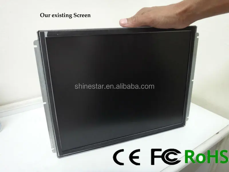 embedded Media Player and Android Solution advertising display 21.5 inch LED LCD monitor open frame