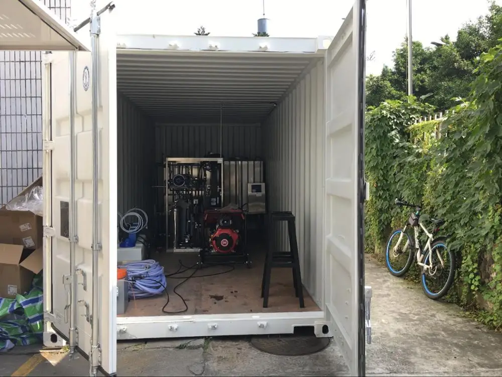 Mobile Container House ro water filter system water treatment plant