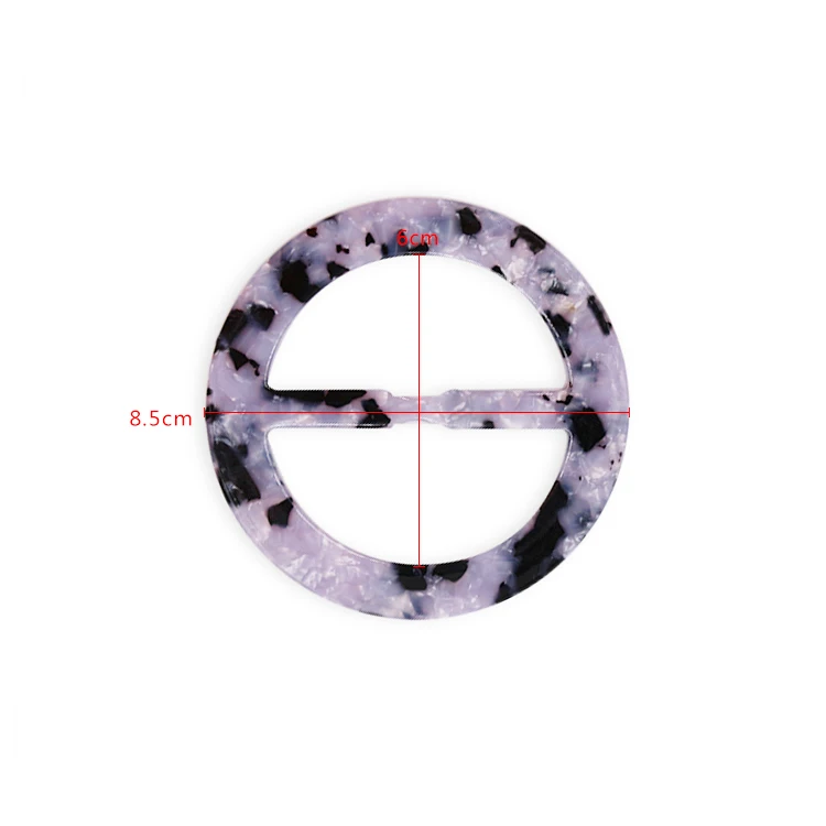 2019 New design custom resin belt buckle high quality belt buckle acetate sheet  plastic colorful belt buckle for coat garment