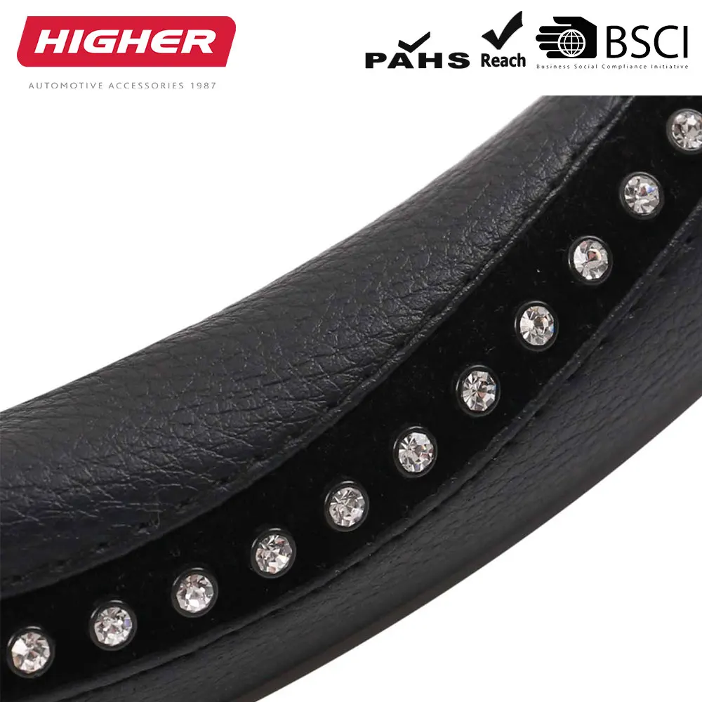 
Factory Direct sale 2018 New Style Universal Pvc Diamond Car Wheel Cover 1 pc 