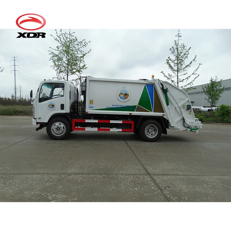 
Mini 3 ton compactor trash compactor truck 