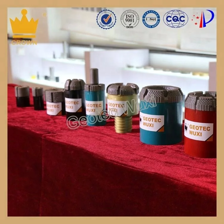 nmlc bq nq hq surface set diamond core drill bits for hard rock