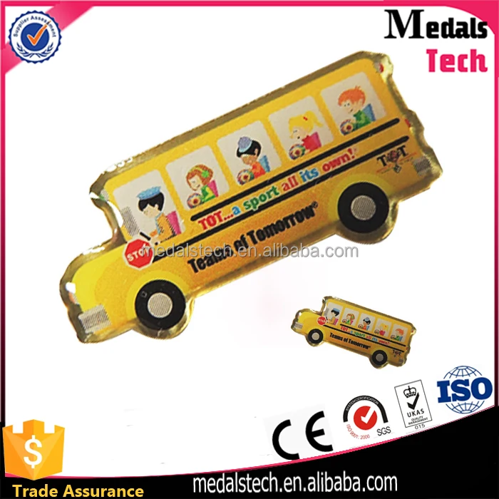 логотипа эпоксидной школьной формы автомобиля из металла мультфильм лацкан для детей