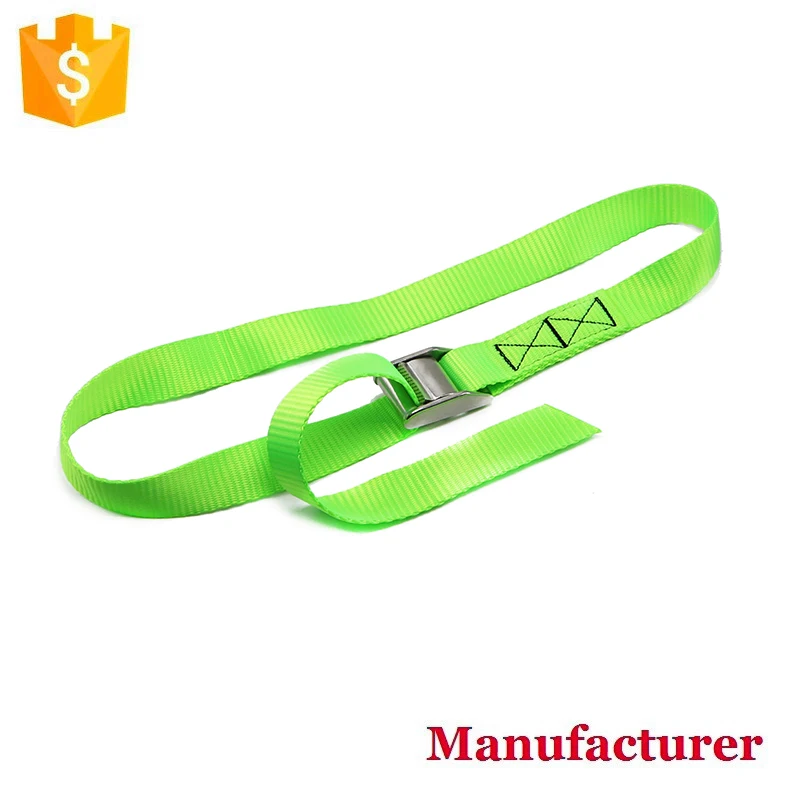 25mm heavy duty stainless steel cam buckle polyester cargo lashing tie down strap buckle