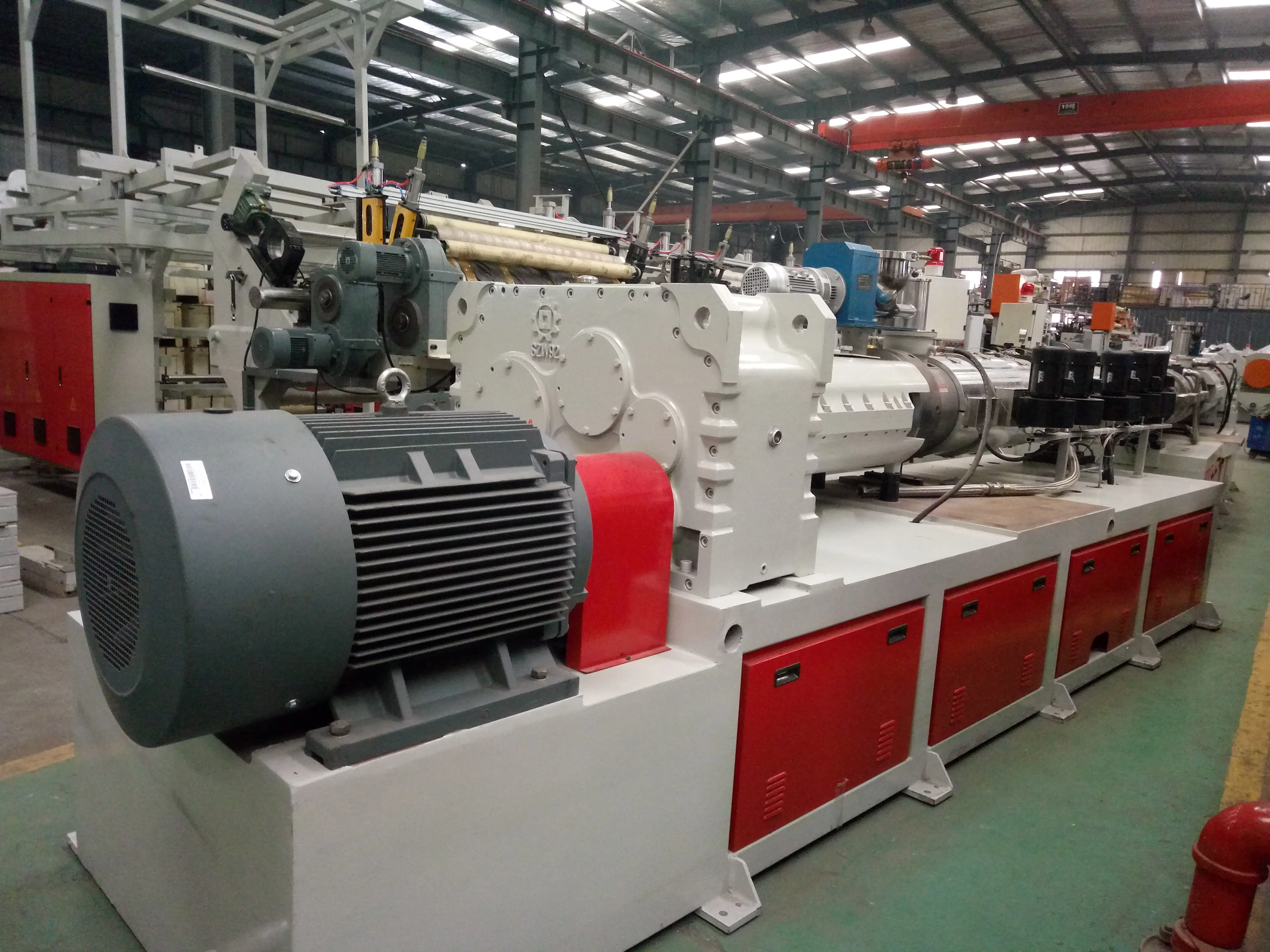 One Step Multi Layer SPC LVT Floor Machine Extrusion Line