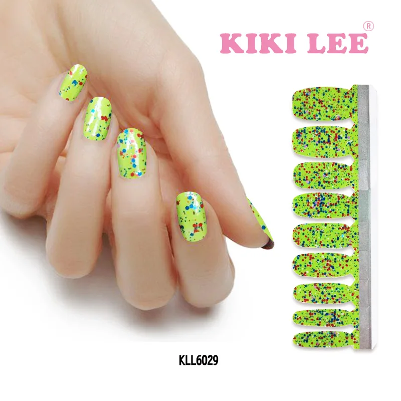KIKILEE sequin nail polish strips for nail beauty DIY