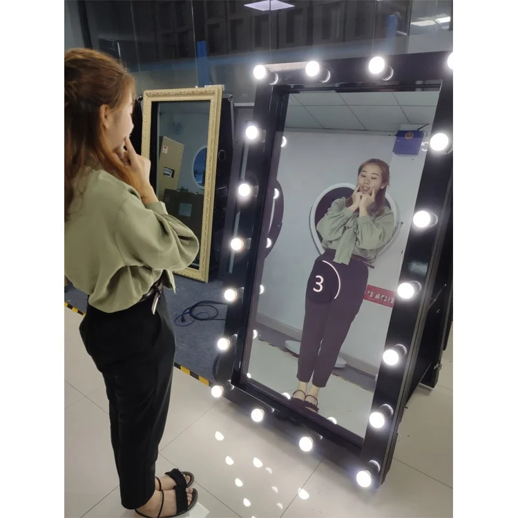 55 Inch Magic Mirror Photo Booth , Wedding Photo Booth , Newbron Photography