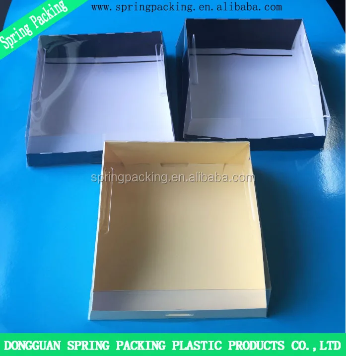 
Custom PET PP PS box and tray plastic food container 