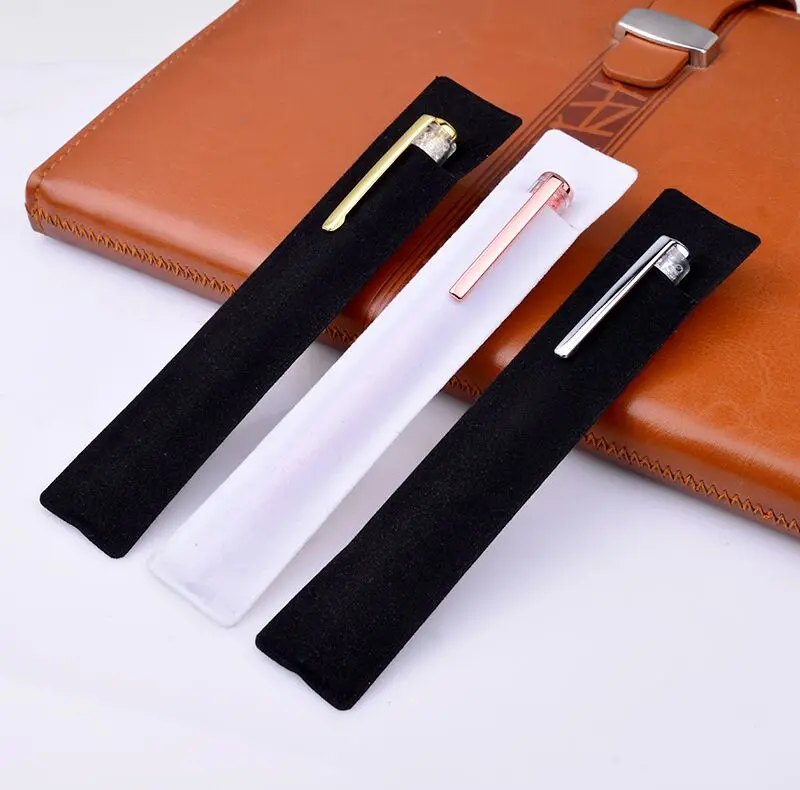 Прямая продажа от производителя, деловая упаковка, бархатная прямоугольная сумка для ручек, сумка для карандашей Holo