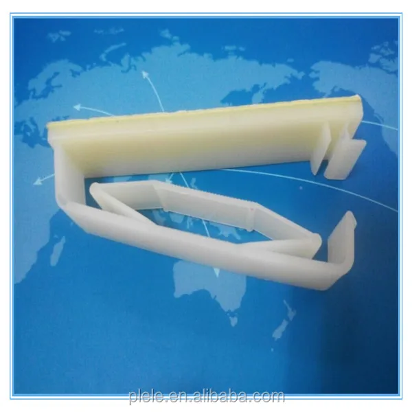 Plastic Natural self -adhesive cord clamp 2pcs in one flat cable clips