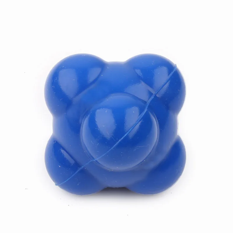 2pcs/lot Silicone hexagonal Reaction Ball Agility Coordination Reflex Exercise Sports Fitness Training Ball