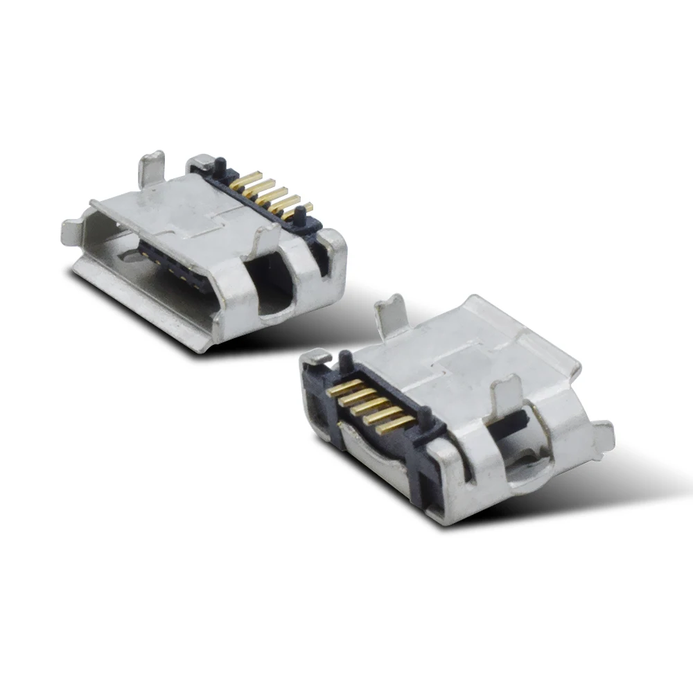 coper terminal coper case 5PIN micro 2.0 female usb connector