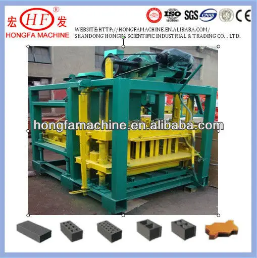 Qtj4-25b вч бетонный блок асфальтоукладчик машины