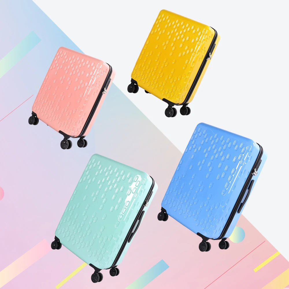 
Colorful Cabin Size Travel Hard Luggage with TSA Lock 