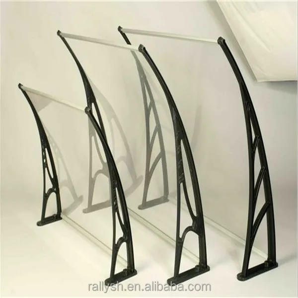 glass canopy over front doors curved design for home deco hardware