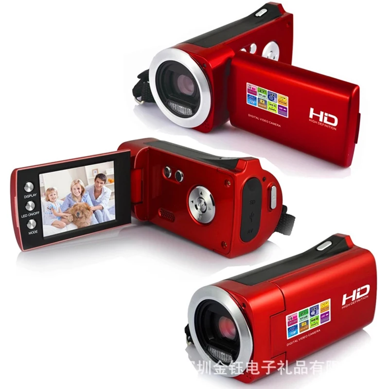 Китайская профессиональная цифровая видеокамера Full HD 1080P 5 миллионов пикселей CMOS с ЖК-дисплеем 2 7