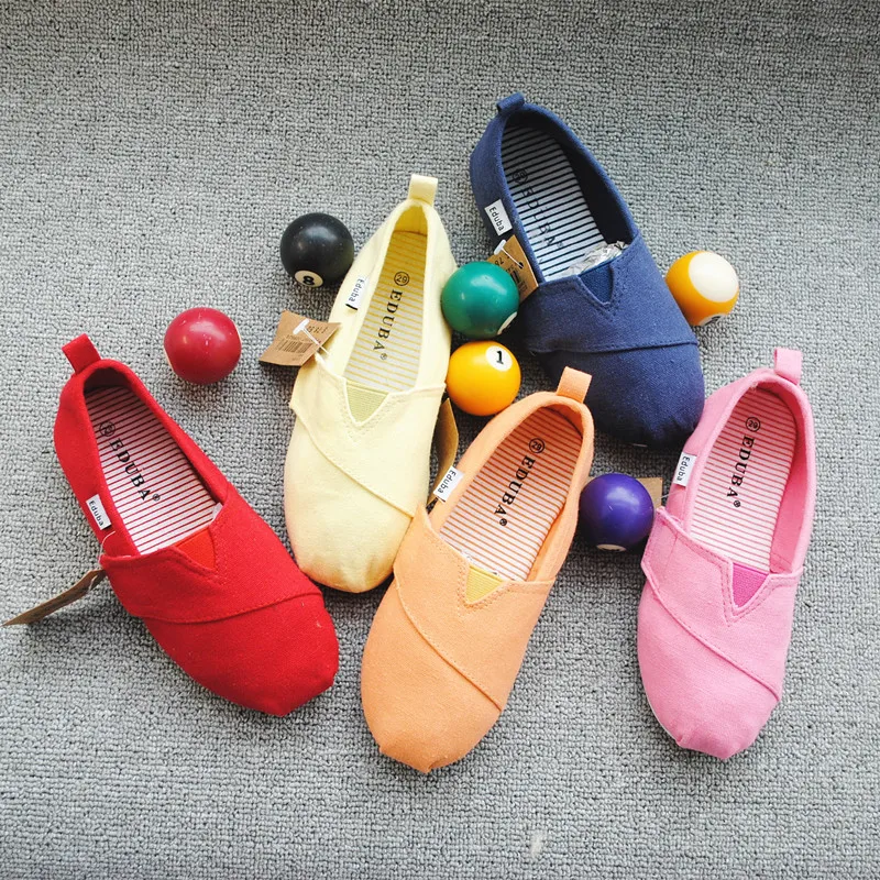 
E07-9 Stock Lot Wholesale Cheap Price Sport Children Canvas Shoes Fashion Cheap Kids Flat Footwear 2 dollars 