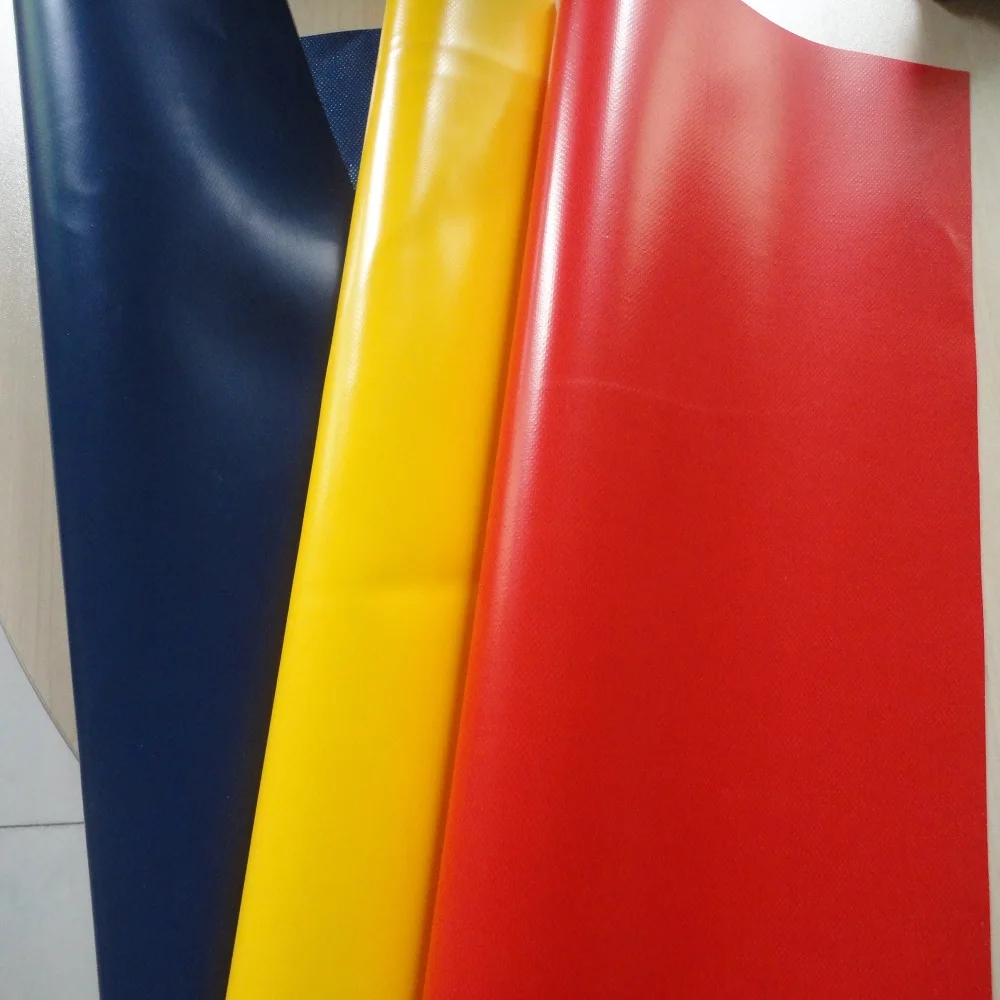 
Blue Waterproof UV 560gms PVC Material Heavy Duty PVC Coated Tarpaulin Fabric 