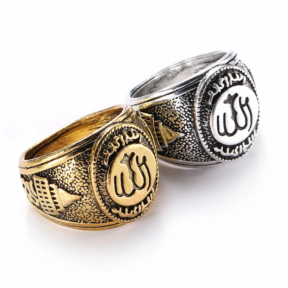 high quality islam muslim Prophet Muhammad stainless steel ring , Turkish Ottoman ring