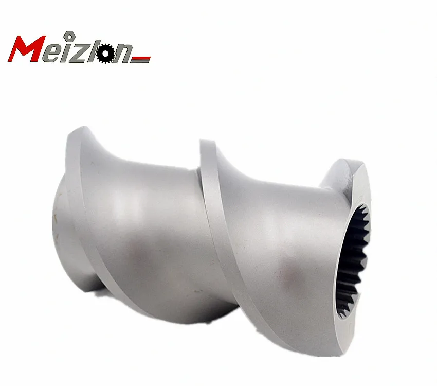 Meizlon high quality vacuum quenching treated twin Extruder plastic screw barrel for extrusion