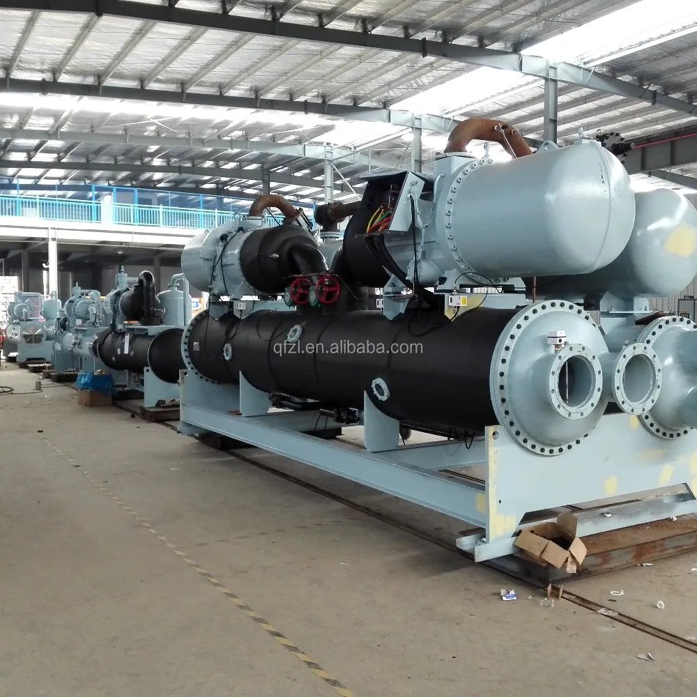 Water Cooled Style Unit Part Industrial Water Screw Chiller Price