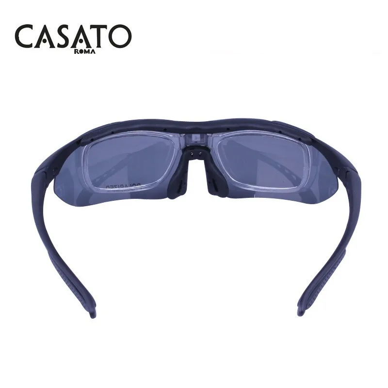 CASATO New Men Bike Polarized Sports Cycling Sunglasses With 5 Lenses