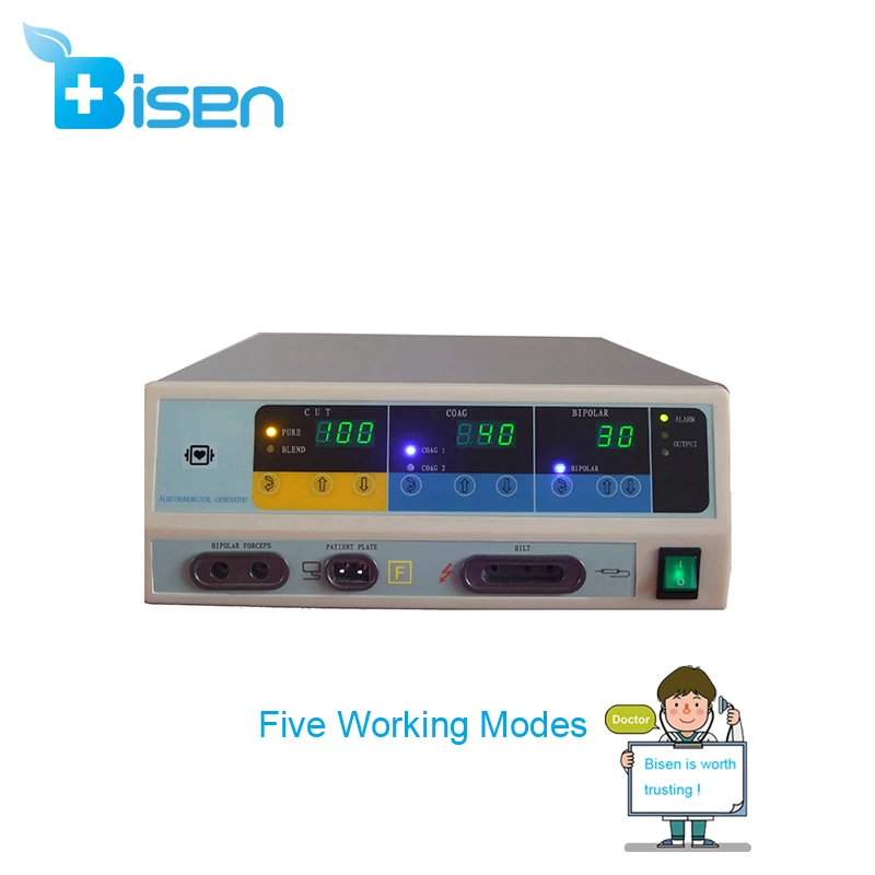 Five Working Modes Electrosurgical Generator Instruments Esu Cautery High Efficiency Surgical Machine