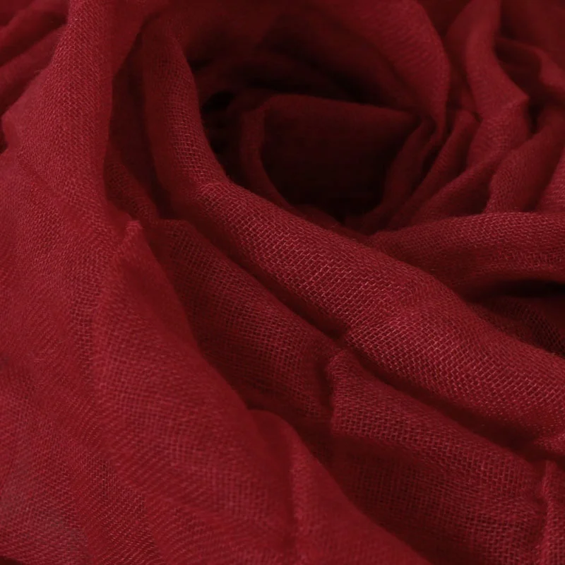 Fashion Muslim Lady Fold Lattice Popular Cotton Voile Thin Breathable Hijab Scarf Shawl Pashmina Scarves