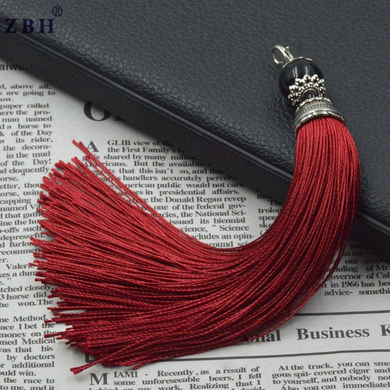 14cm high quality and cheap price multi colors nylon tassel for bag