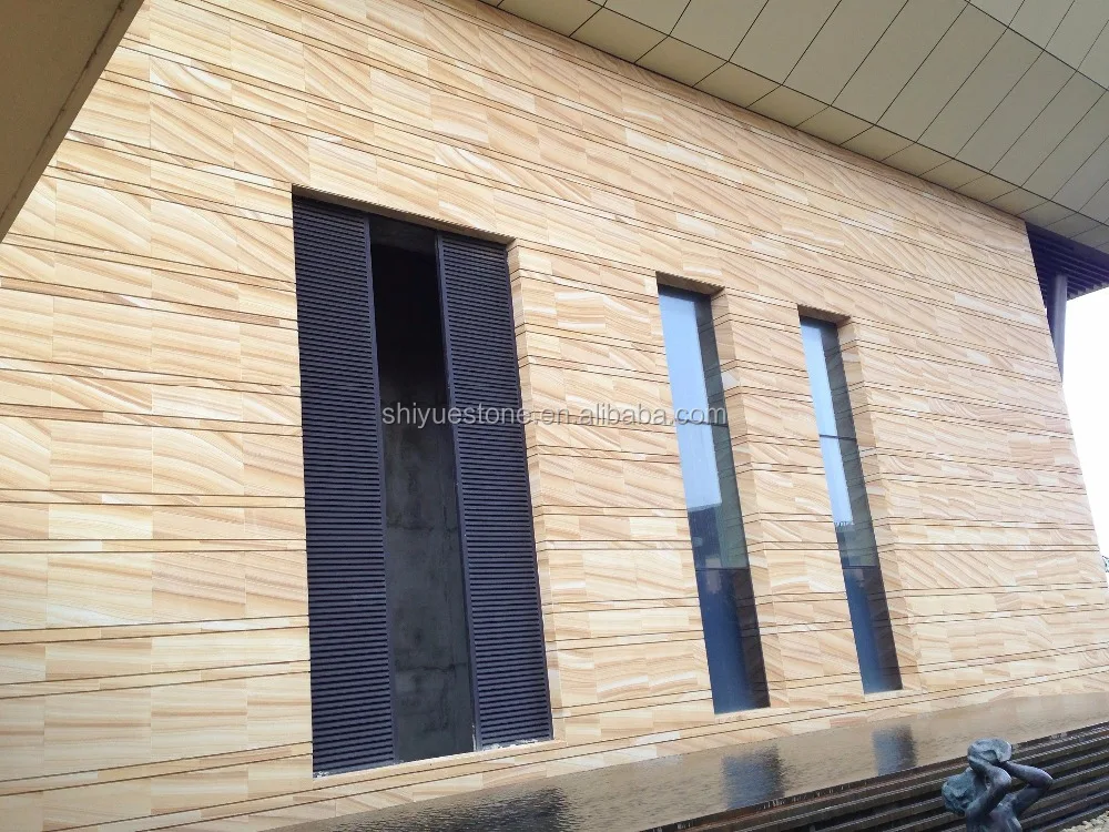 
Wall Cladding Yellow Wooden Veins Sandstone Want To Sell 