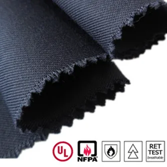 
93% Meta Aramid 5% Para Aramid 2% Carbon fire resistant waterproof iherent FR fireflighting Fabric 