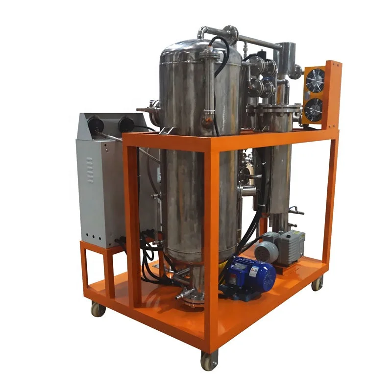 Stainless Steel Vacuum Cooking Oil Purification Machine, Used Edible Oil Purifier, Cooking Oil Recycling Machine