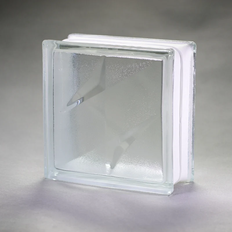 Дешевый стеклянный блок с отверстием