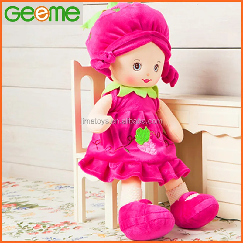 Custom Plush Fruit Fashion Dolls