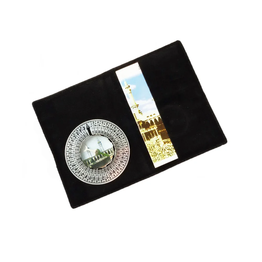 promotional high quality custom qibla direction compass with map