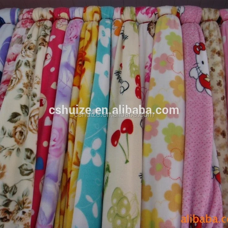 Soft Coral Fleece / Hot Sale Home Textile Fabric / Fabric Textile