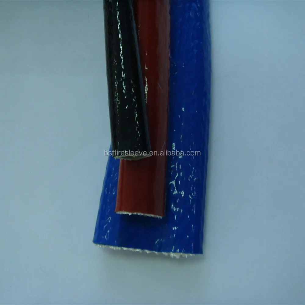 Grinding electrical sparks high temp protection Expandable Braided Fiberglass Sleeve Heat Resistant Fiberglass Sleeve