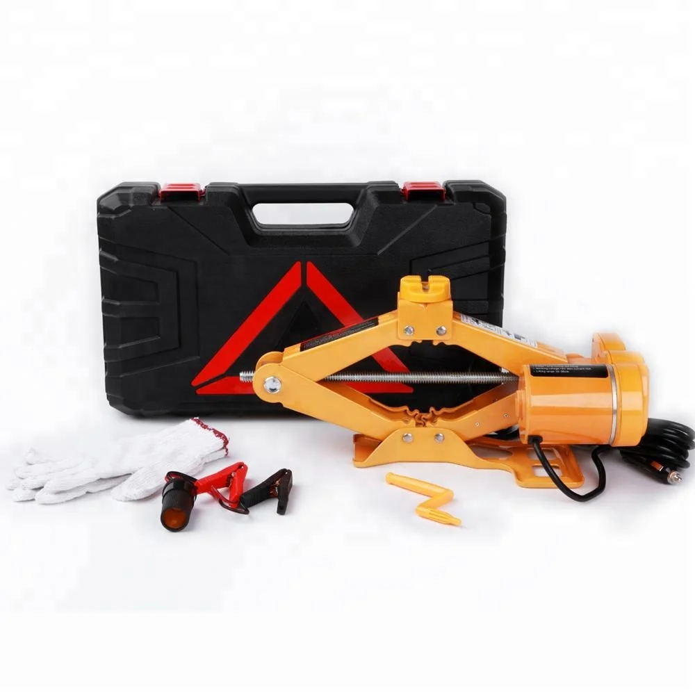 Hot Sale CE ISO Manufacturer Chinese Supplier Mini High Lift ROGTZ 2T 12V Electric Durable Scissor Car Jack for Quick Repair